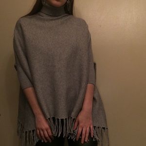Turtleneck Fringe Sweater
